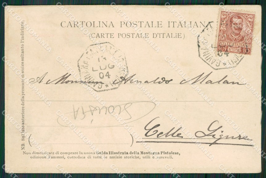 Pistoia San Marcello Pistoiese Gavinana SCOLLATA cartolina KV4232 – retro