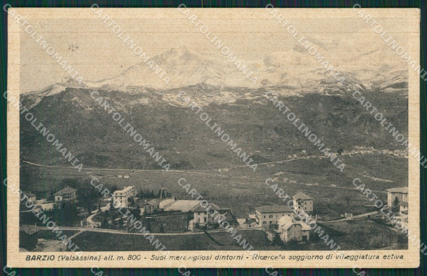 Lecco Barzio cartolina KV4237 – fronte