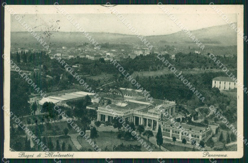 Pistoia Montecatin Terme cartolina KV4239 – fronte