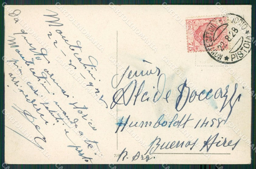 Pistoia Montecatin Terme cartolina KV4239 – retro
