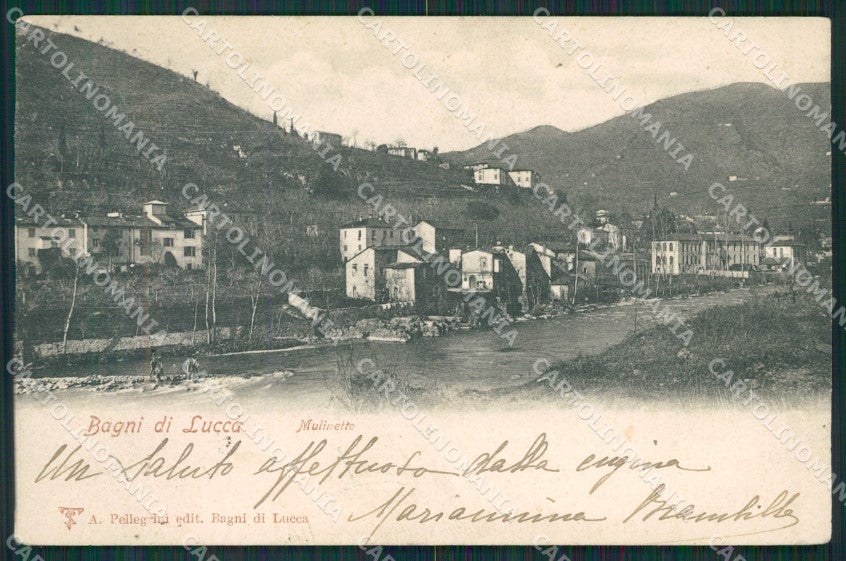 Lucca Bagni di Mulinetto cartolina KV4244 – fronte