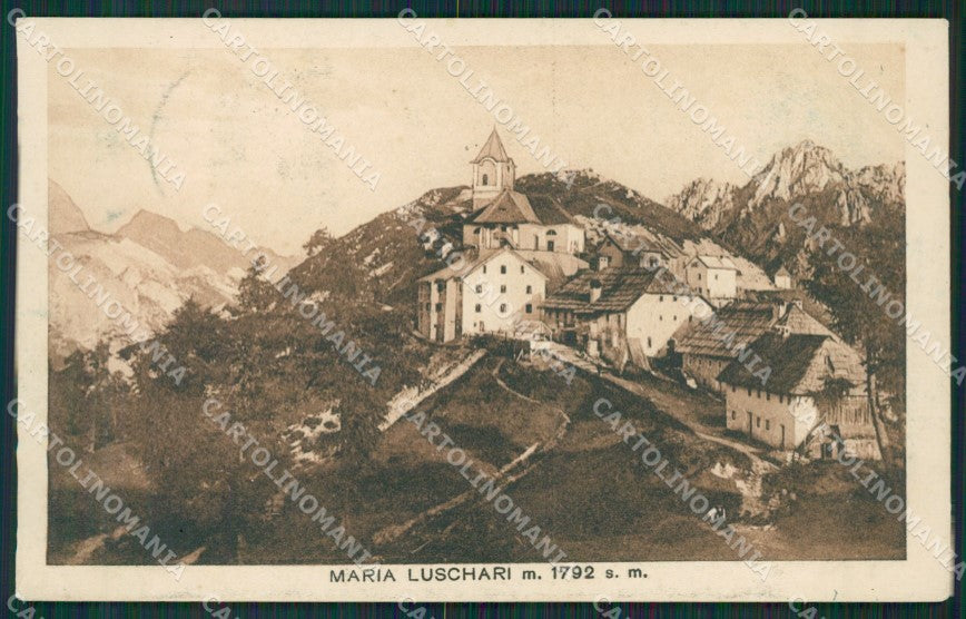 Udine Tarvisio Maria Luschari cartolina KV4253 – fronte