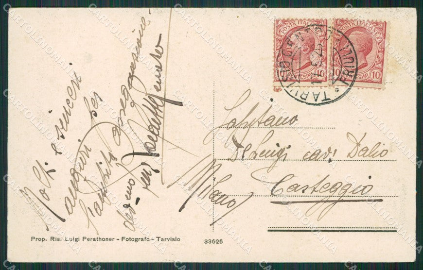 Udine Tarvisio Maria Luschari cartolina KV4253 – retro