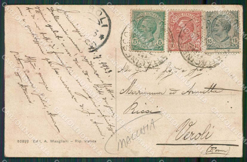 Roma Saracinesco MACCHIA cartolina KV4264 – retro