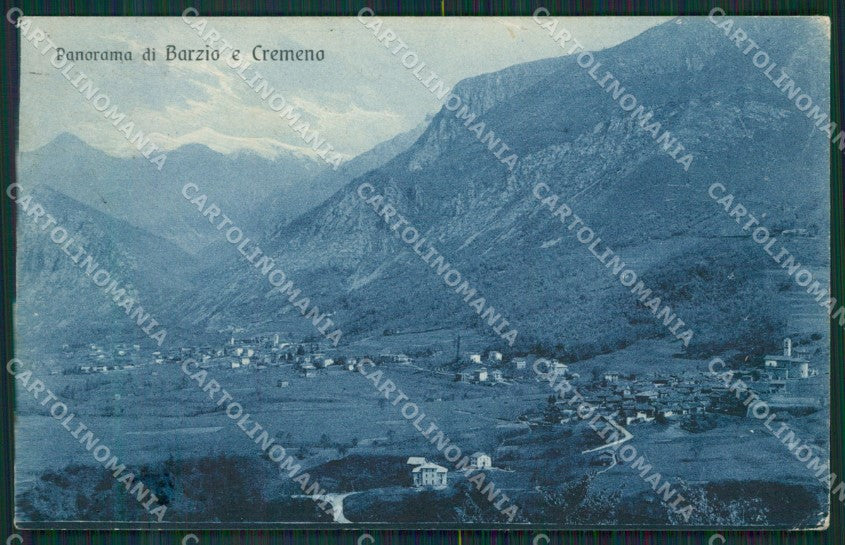 Lecco Barzio e Cremeno PIEGA cartolina KV4271 – fronte