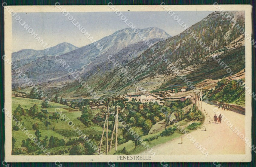 Torino Fenestrelle cartolina KV4273 – fronte