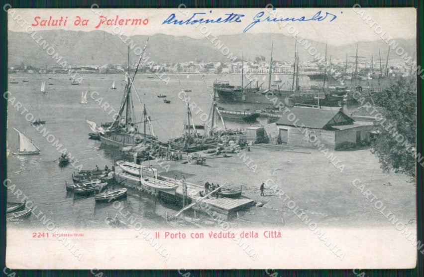 Palermo Città Alterocca 2241 cartolina KV4276 – fronte