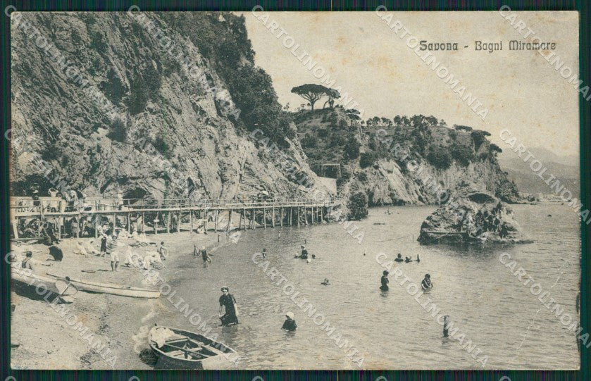 Savona Città PIEGA cartolina KV4280 – fronte