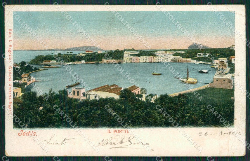 Napoli Ischia PIEGHE cartolina KV4288 – fronte
