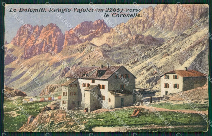 Trento Rifugio Vajolet Cai cartolina KV4294 – fronte