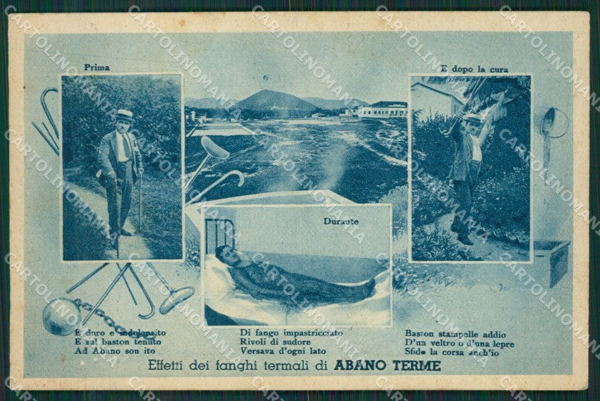 Padova Abano Terme cartolina KV4299 – fronte