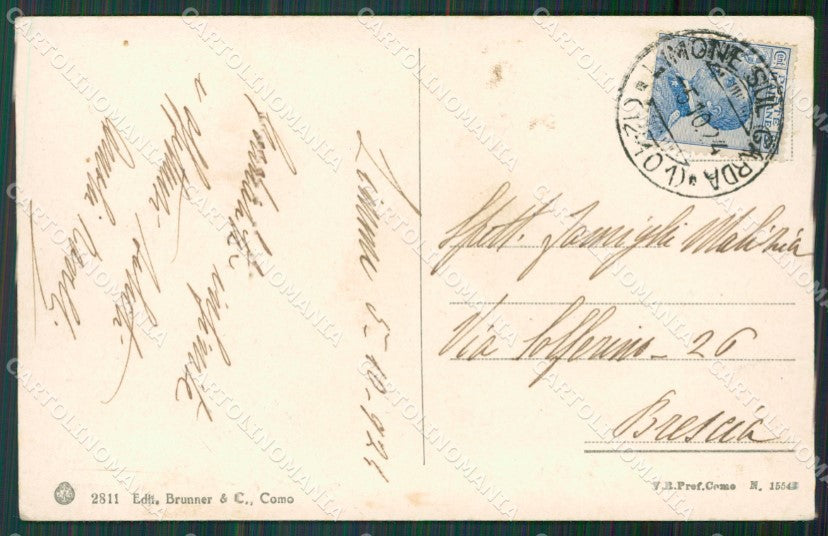 Brescia Maderno cartolina KV4316 – retro