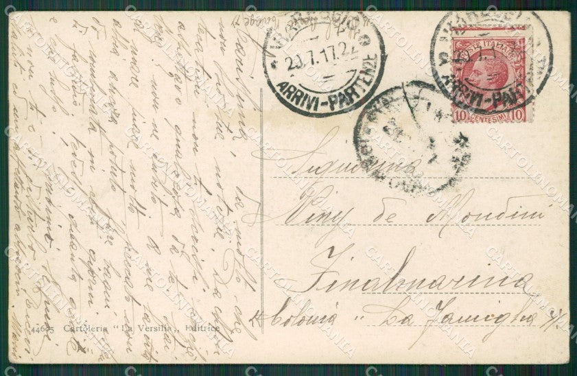 Lucca Viareggio cartolina KV4339 – retro
