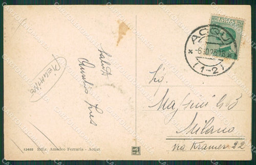 Alessandria Acqui PIEGHINE cartolina KV4341 – retro