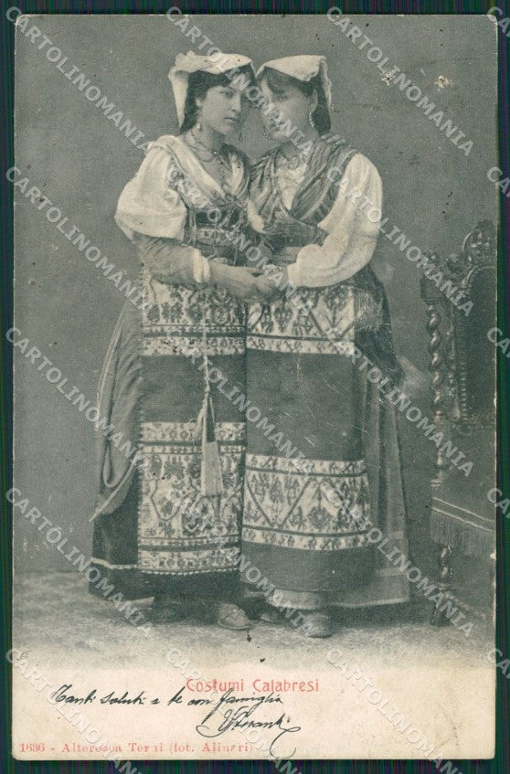 Reggio Calabria Costumi Alterocca 1636 FORI cartolina KV4366 – fronte