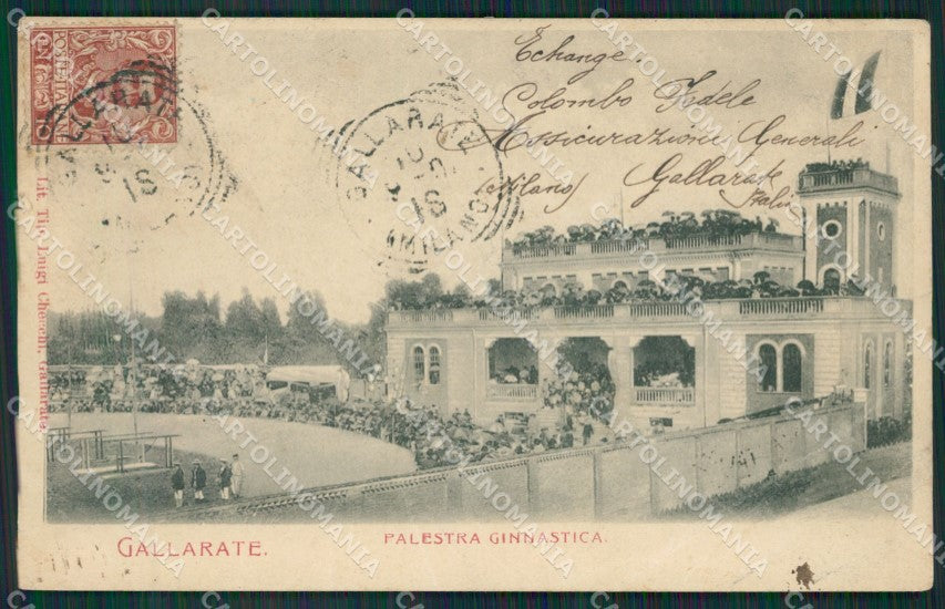 Varese Gallarate PIEGHE cartolina KV4375 – fronte