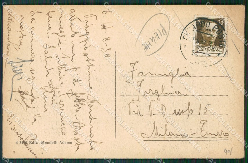 Varese Cunardo PIEGHE cartolina KV4388 – retro