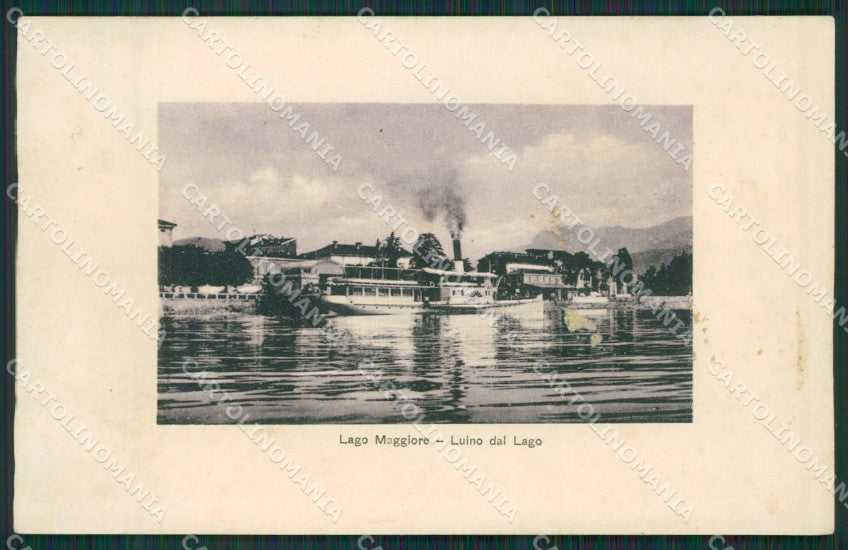 Varese Luino Battello COLLA SCOLLATA cartolina KV4391 – fronte