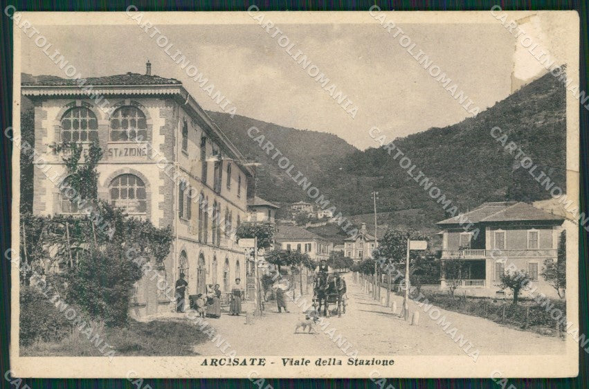 Varese Arcisate Stazione NASTRO ADESIVO ABRASA cartolina KV4393 – fronte