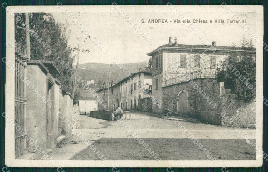 Varese Sant'Andrea Villa Tarlarini PIEGHE cartolina KV4394 – fronte