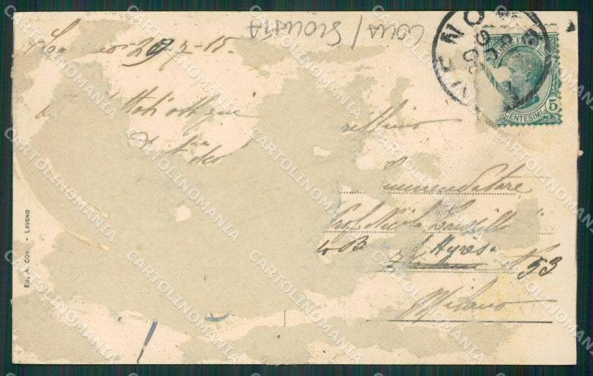 Varese Laveno COLLA SCOLLATA cartolina KV4396 – retro