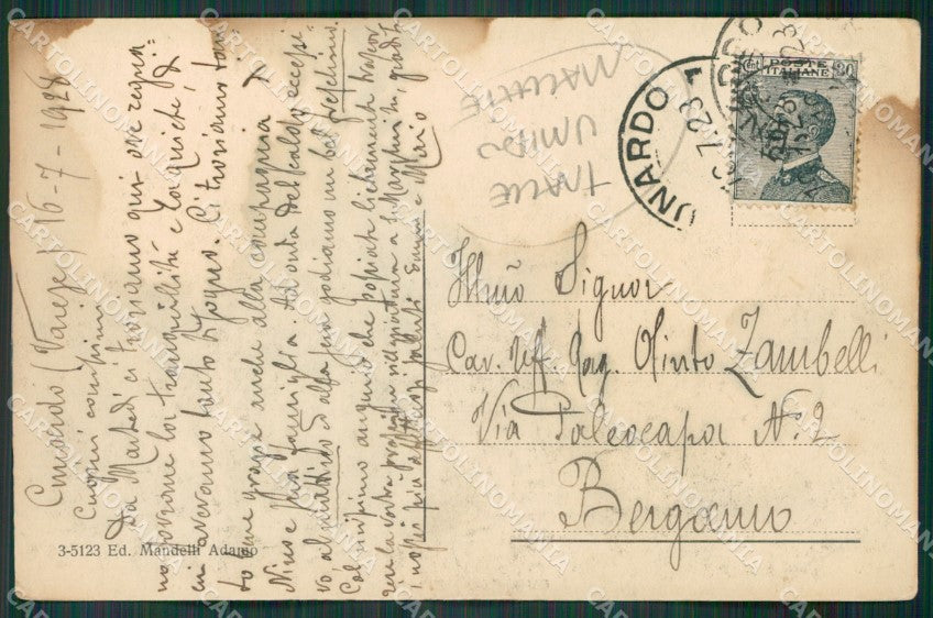 Varese Cunardo Piambello e Boarezzo TRACCE UMIDO MACCHIE cartolina KV4403 – retro