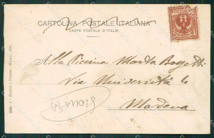 Varese Pizzo di Ganna Abbadia SCOLLATA cartolina KV4413 – retro