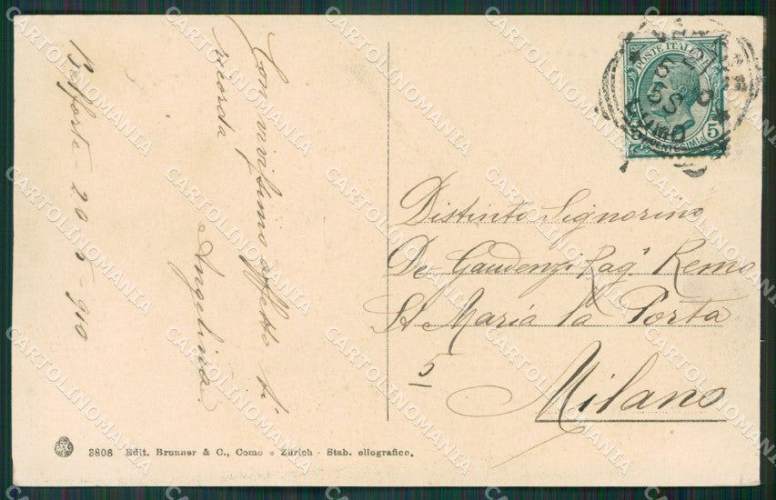 Varese Città cartolina KV4437 – retro