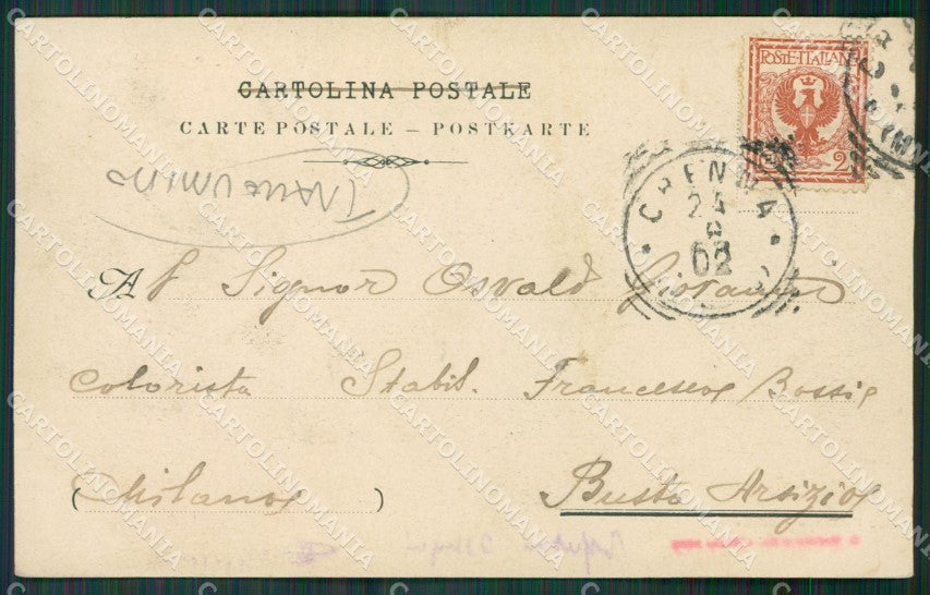 Varese Sacro Monte di TRACCE UMIDO cartolina KV4442 – retro