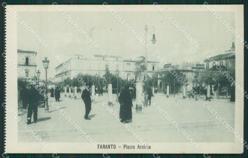 Taranto Città PIEGATA cartolina KV4463 – fronte