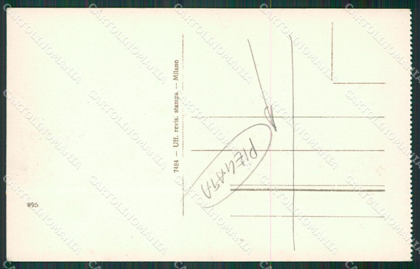 Taranto Città PIEGATA cartolina KV4463 – retro