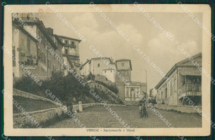 Varese Sacro Monte di TRACCE UMIDO cartolina KV4467 – fronte