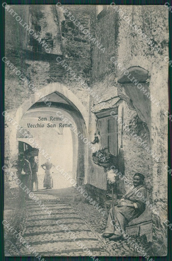 Imperia Sanremo PIEGHE cartolina KV4510 – fronte