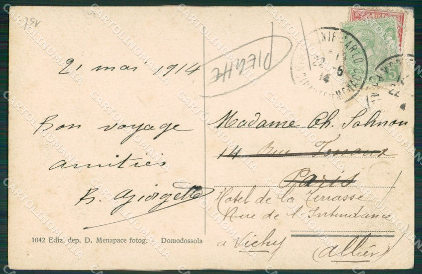Imperia Sanremo PIEGHE cartolina KV4510 – retro