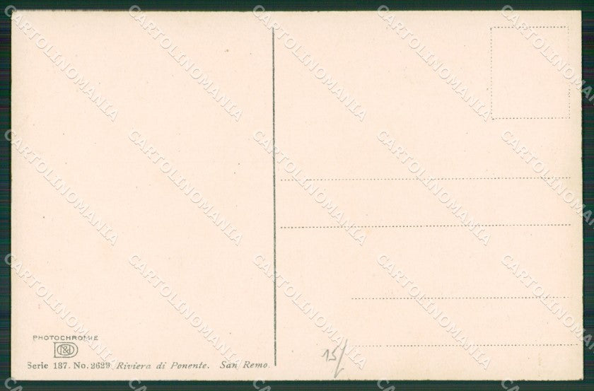 Imperia Sanremo cartolina KV4512 – retro