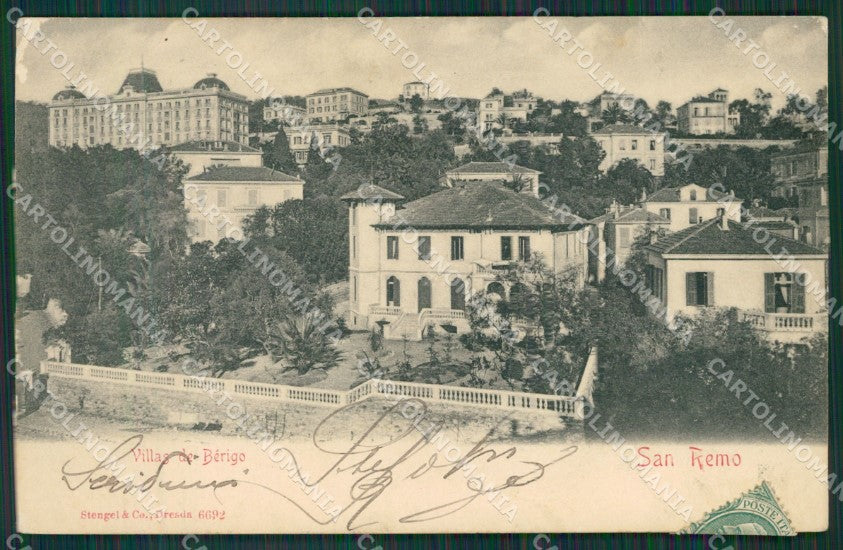 Imperia Sanremo ABRASA cartolina KV4535 – fronte