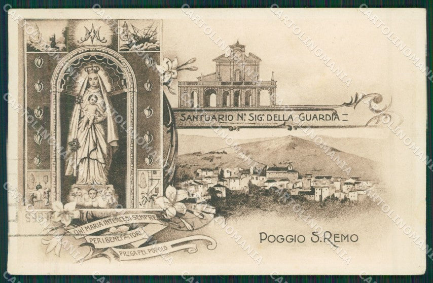 Imperia Sanremo Poggio cartolina KV4556 – fronte