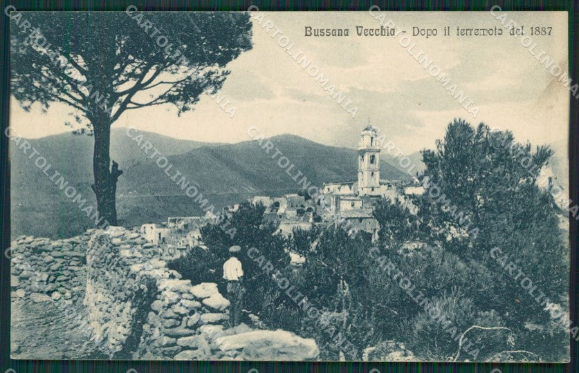 Imperia Sanremo Bussana Vecchia Terremoto cartolina KV4561 – fronte