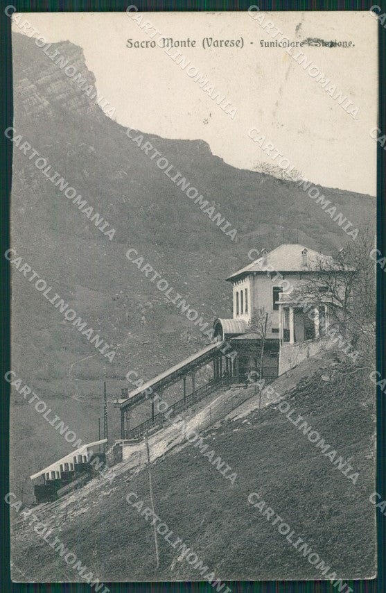 Varese Sacro Monte di Funicolare cartolina KV4563 – fronte