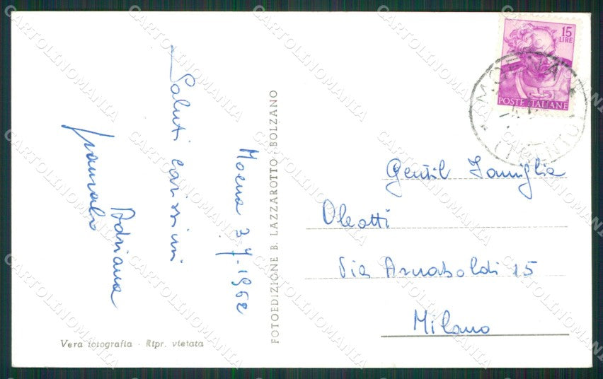 Trento Moena di Fassa Foto cartolina KV4583 – retro