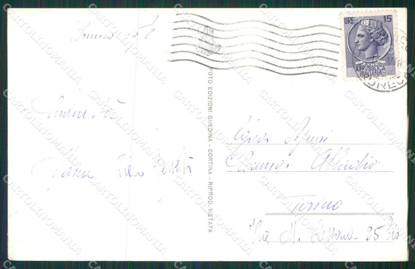 Bolzano Brunico Foto cartolina KV4586 – retro