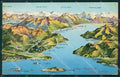 Verbania Lago Maggiore Mappa cartolina KV4592 – fronte