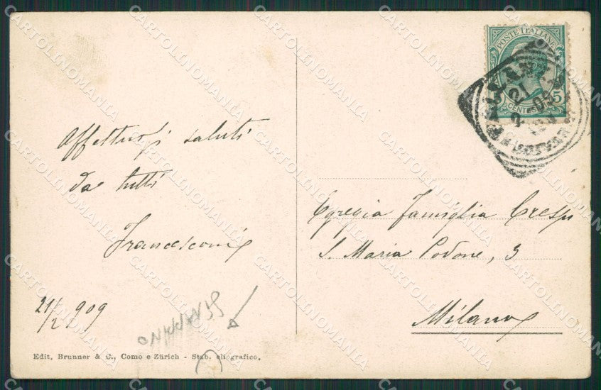 Verbania Stresa Isola Bella Lago Maggiore STRAPPINO cartolina KV4613 – retro
