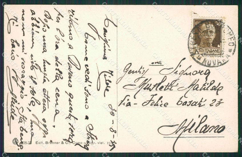 Verbania Stresa Isola Bella Lago Maggiore cartolina KV4614 – retro