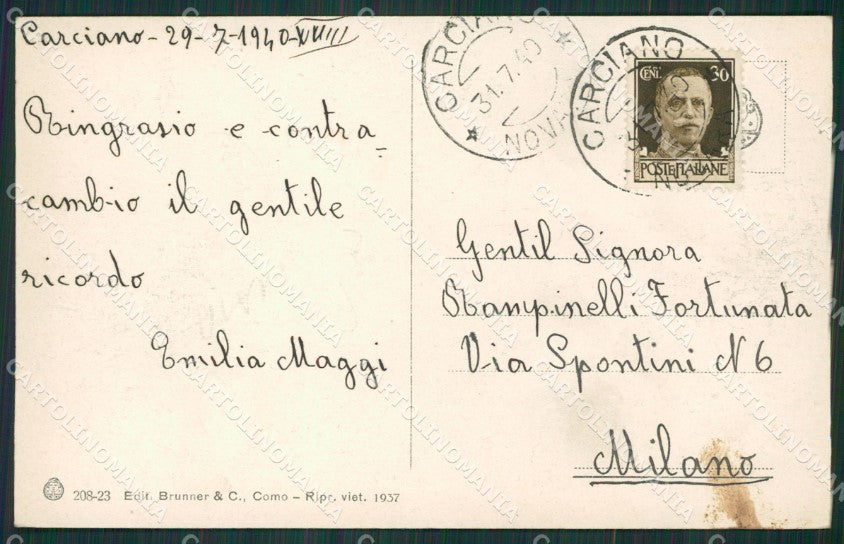 Verbania Stresa Isola Bella Lago Maggiore cartolina KV4616 – retro