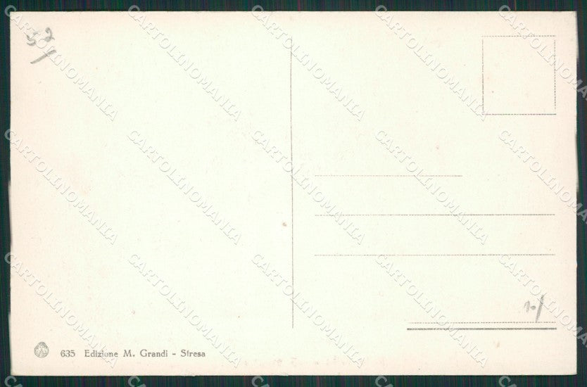 Verbania Stresa Isola Bella Lago Maggiore cartolina KV4617 – retro