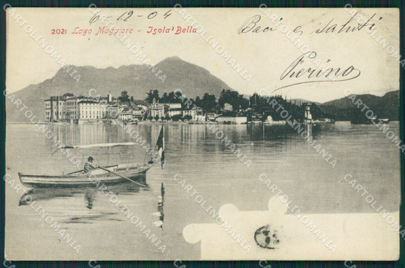 Verbania Stresa Isola Bella Lago Maggiore PIEGA cartolina KV4623 – fronte