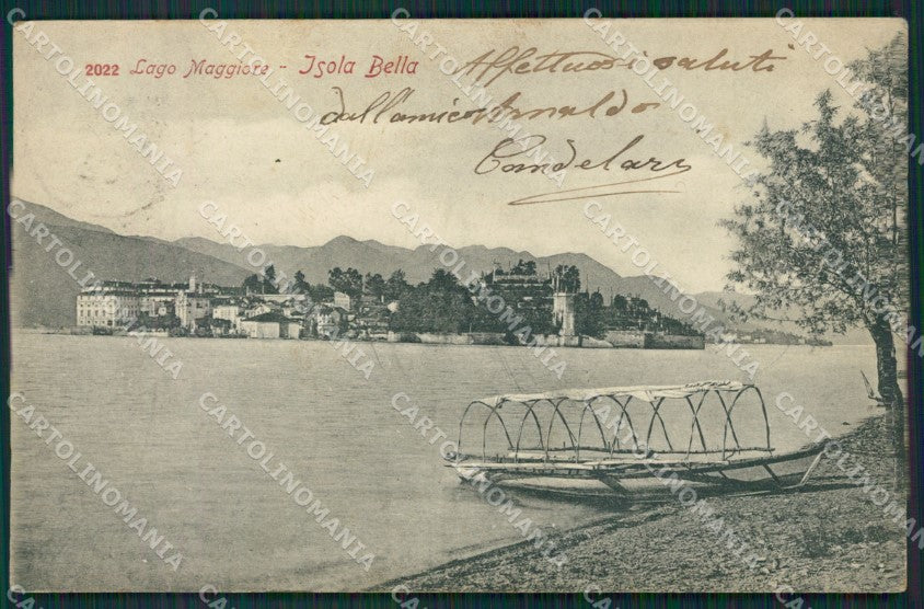 Verbania Stresa Isola Bella Lago Maggiore cartolina KV4624 – fronte