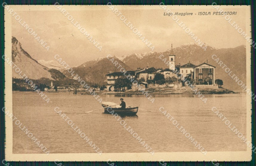 Verbania Stresa Isola Pescatori Lago Maggiore cartolina KV4632 – fronte