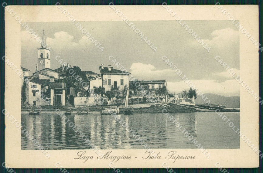 Verbania Stresa Isola Superiore Lago Maggiore PIEGA cartolina KV4636 – fronte